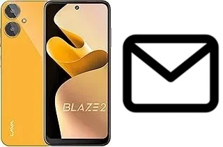 Configurer le courrier dans Lava Blaze 2