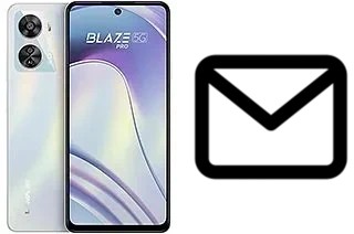 Configurer le courrier dans Lava Blaze Pro 5G