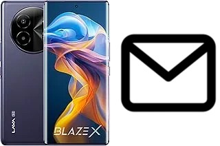 Configurer le courrier dans Lava Blaze X