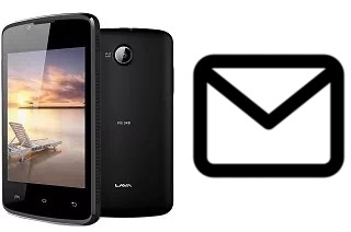 Configurer le courrier dans Lava Iris 348