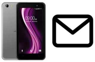 Configurer le courrier dans Lava X81