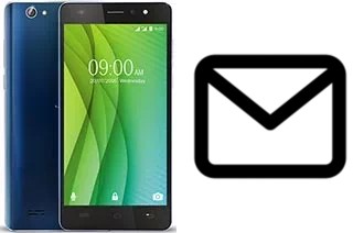 Configurer le courrier dans Lava X50 Plus