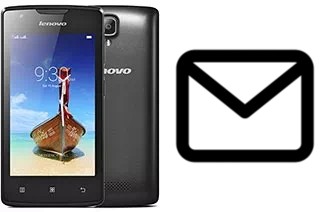 Configurer le courrier dans Lenovo A1000