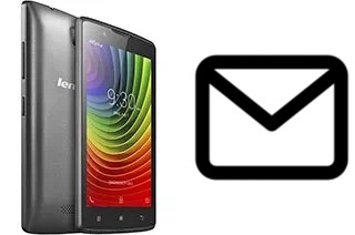 Configurer le courrier dans Lenovo A2010