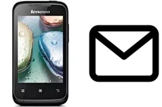 Configurer le courrier dans Lenovo A269i