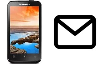 Configurer le courrier dans Lenovo A316i