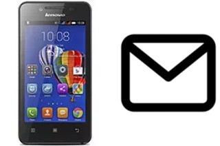 Configurer le courrier dans Lenovo A319