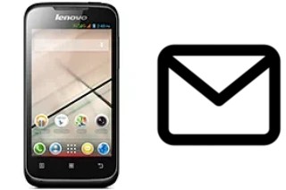 Configurer le courrier dans Lenovo A369i