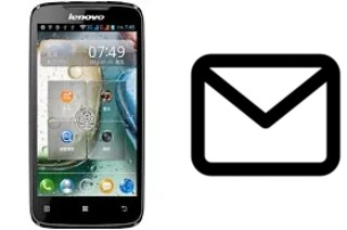 Configurer le courrier dans Lenovo A390