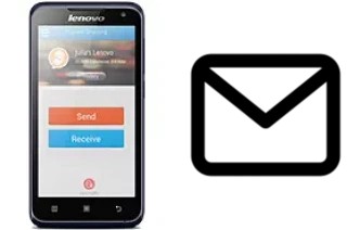 Configurer le courrier dans Lenovo A526