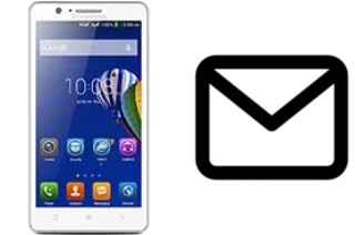 Configurer le courrier dans Lenovo A536