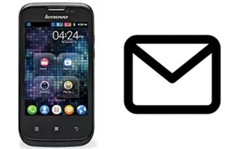 Configurer le courrier dans Lenovo A60+