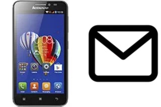 Configurer le courrier dans Lenovo A606