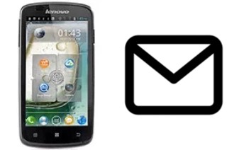 Configurer le courrier dans Lenovo A630