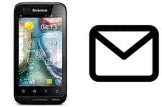 Configurer le courrier dans Lenovo A660