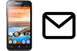 Configurer le courrier dans Lenovo A680