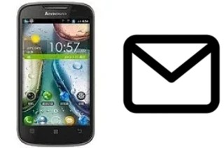 Configurer le courrier dans Lenovo A690