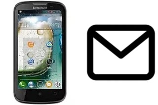 Configurer le courrier dans Lenovo A800