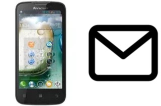 Configurer le courrier dans Lenovo A830