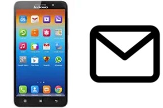 Configurer le courrier dans Lenovo A850+