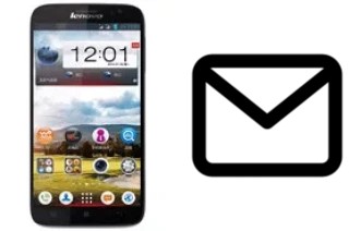 Configurer le courrier dans Lenovo A850