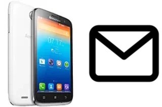 Configurer le courrier dans Lenovo A859