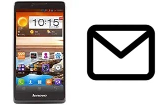 Configurer le courrier dans Lenovo A880