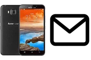 Configurer le courrier dans Lenovo A916