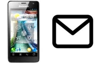 Configurer le courrier dans Lenovo K860