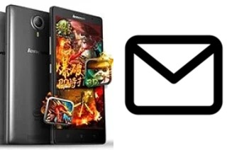 Configurer le courrier dans Lenovo K80