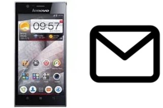 Configurer le courrier dans Lenovo K900