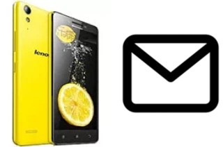 Configurer le courrier dans Lenovo K3