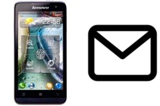 Configurer le courrier dans Lenovo P770