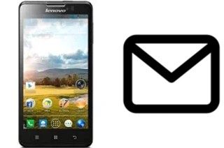 Configurer le courrier dans Lenovo P780