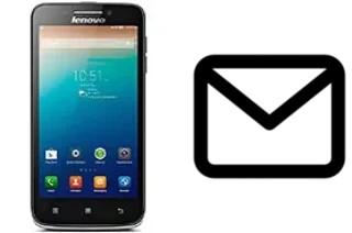 Configurer le courrier dans Lenovo S650