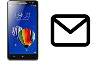 Configurer le courrier dans Lenovo S856