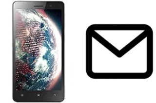 Configurer le courrier dans Lenovo S860