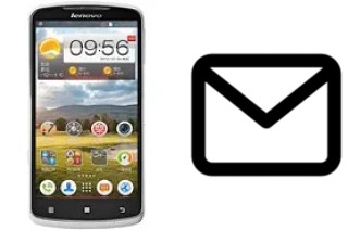 Configurer le courrier dans Lenovo S920