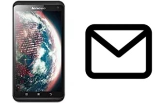 Configurer le courrier dans Lenovo S930