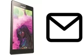 Configurer le courrier dans Lenovo Tab 2 A7-10