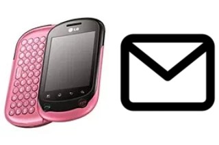 Configurer le courrier dans LG Optimus Chat C550