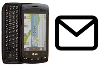 Configurer le courrier dans LG C710 Aloha