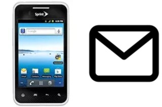 Configurer le courrier dans LG Optimus Elite LS696