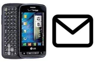 Configurer le courrier dans LG Enlighten VS700