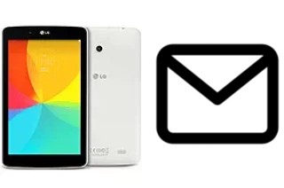 Configurer le courrier dans LG G Pad 8.0 LTE