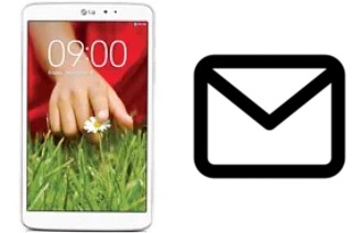 Configurer le courrier dans LG G Pad 8.3