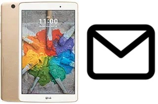 Configurer le courrier dans LG G Pad X 8.0