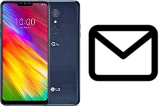 Configurer le courrier dans LG G7 Fit