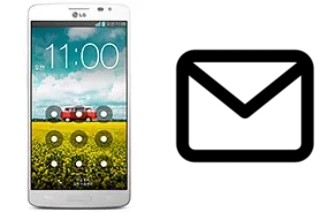 Configurer le courrier dans LG GX F310L