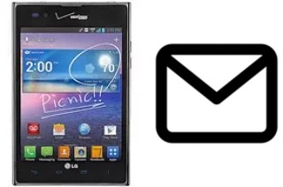 Configurer le courrier dans LG Intuition VS950